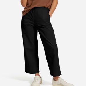 EVERLANE The Easy Pant, Black, Size Large